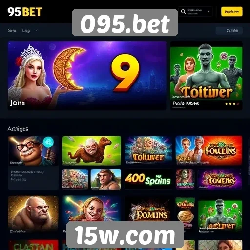 Variedade de jogos oferecidos pelo 095.bet